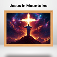 Jesus in Mountains